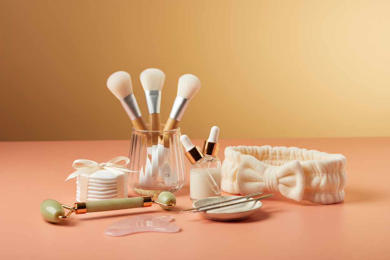 skin care accessories - must be of warm gradient